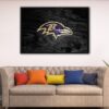baltimore ravens floating frame canvas