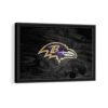 baltimore ravens framed canvas black frame