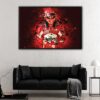 michael schumacher floating frame canvas