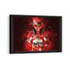 michael schumacher framed canvas black frame
