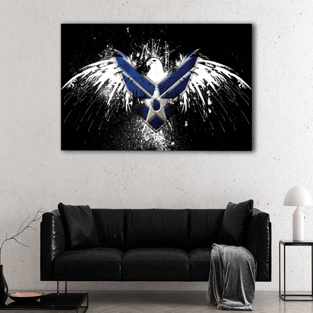 1 panel us air force canvas art