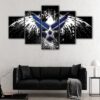 5 panels us air force canvas art
