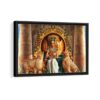 cleopatra framed canvas black frame