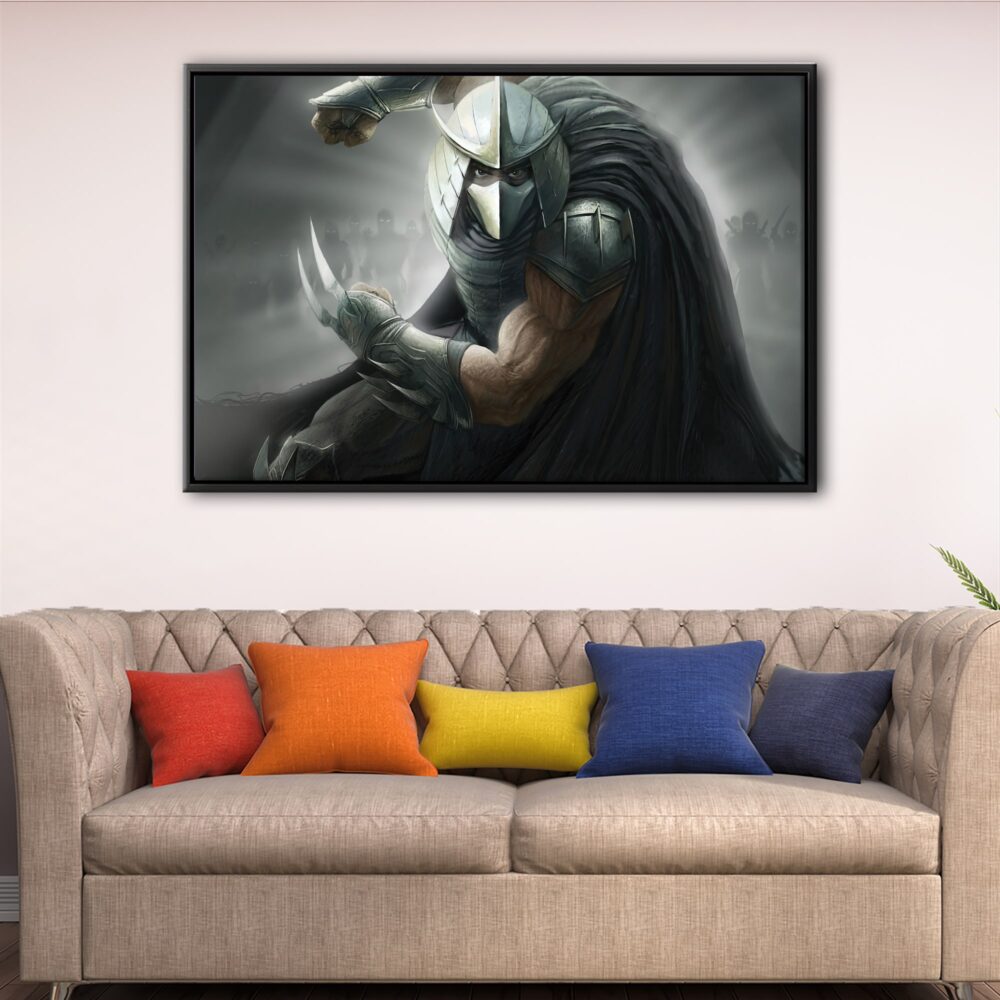 shredder floating frame canvas