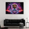 1 panel chicago bears canvas art