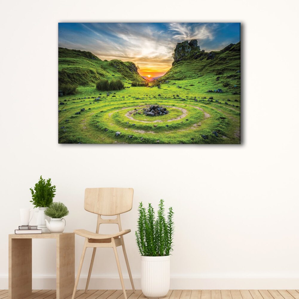 1 panel fairy glen scotland canvas art
