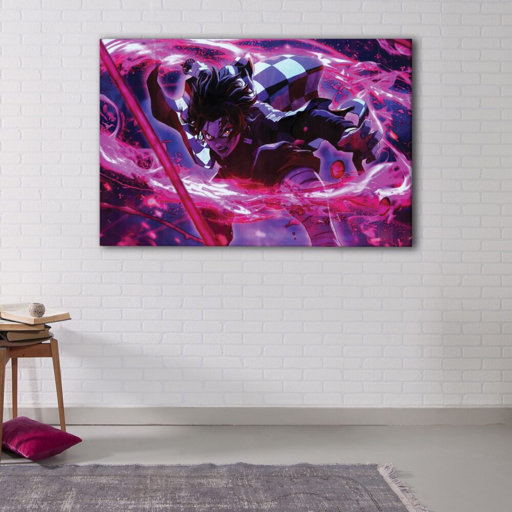 1 panel kimetsu no yaiba canvas art