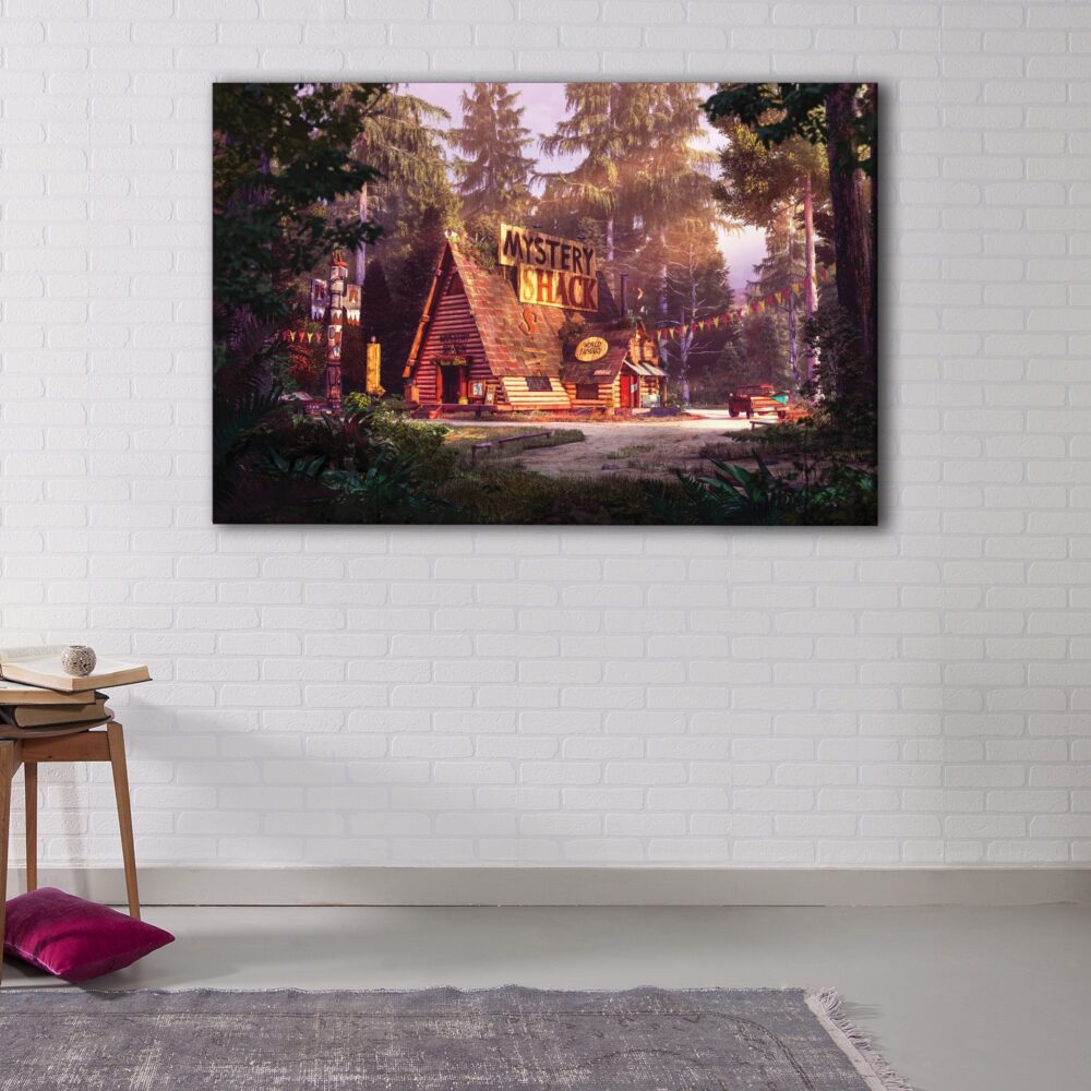 1 panel mystery shack canvas art