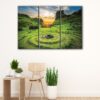 3 panels fairy glen scotland canvas art