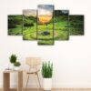 5 panels fairy glen scotland canvas art