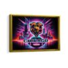 chicago bears framed canvas gold frame