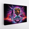chicago bears stretched canvas