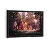 mystery shack framed canvas black frame