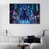 1 panel batman lighting canvas art