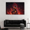 1 panel scorpio canvas art