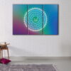 3 panels 99 names of allah canvas art