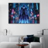 3 panels batman lighting canvas art