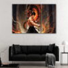 3 panels bruce lee canvas art