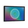 99 names of allah framed canvas black frame