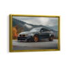 bmw m4 framed canvas gold frame