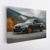 bmw m4 stretched canvas