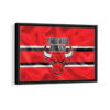 chicago bulls framed canvas black frame