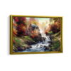 cobblestone mill framed canvas gold frame