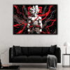 goku fury floating frame canvas