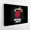 miami heat stretched canvas