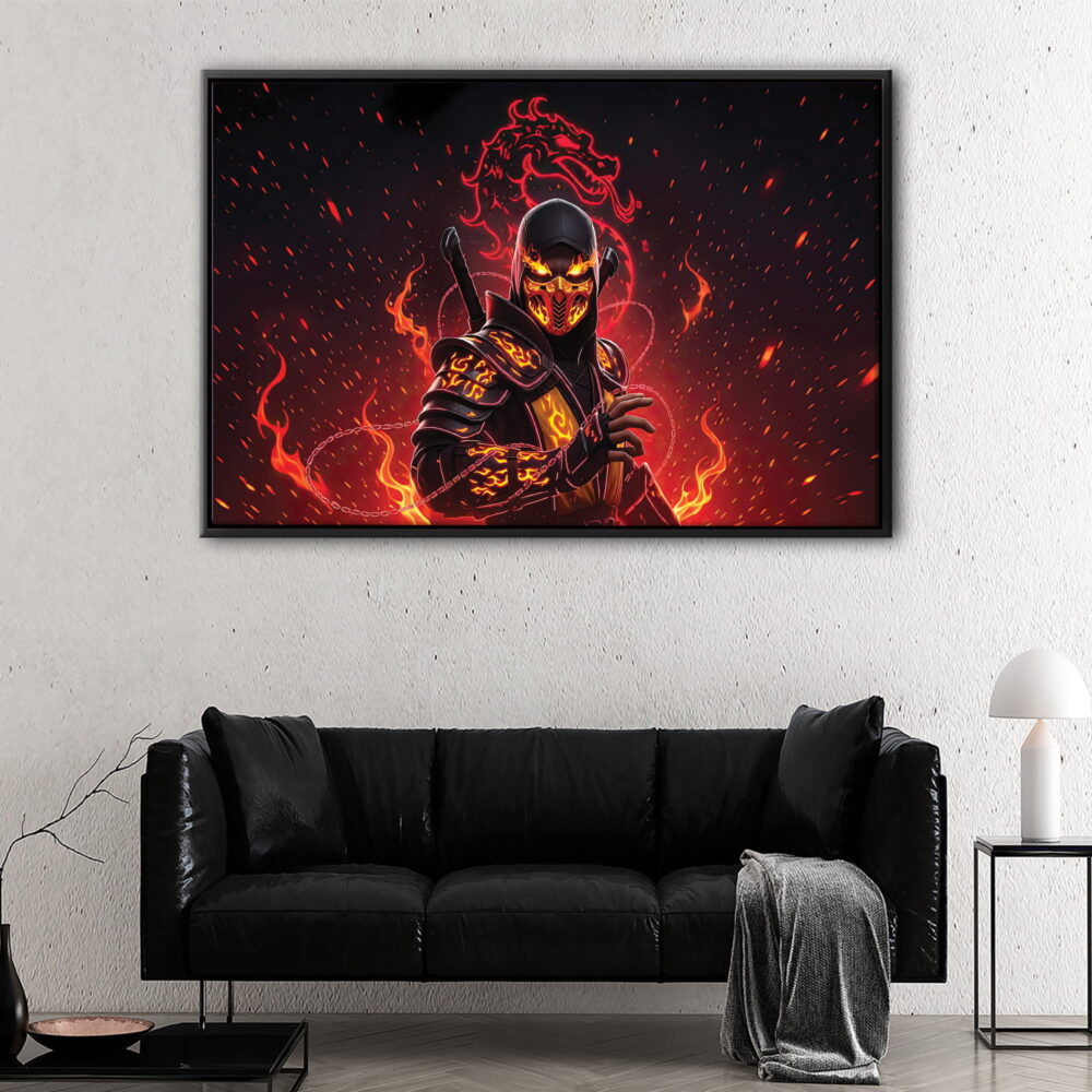 scorpio floating frame canvas