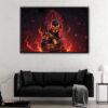 scorpio floating frame canvas