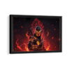 scorpio framed canvas black frame