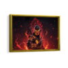 scorpio framed canvas gold frame
