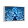 scorpio framed canvas white frame