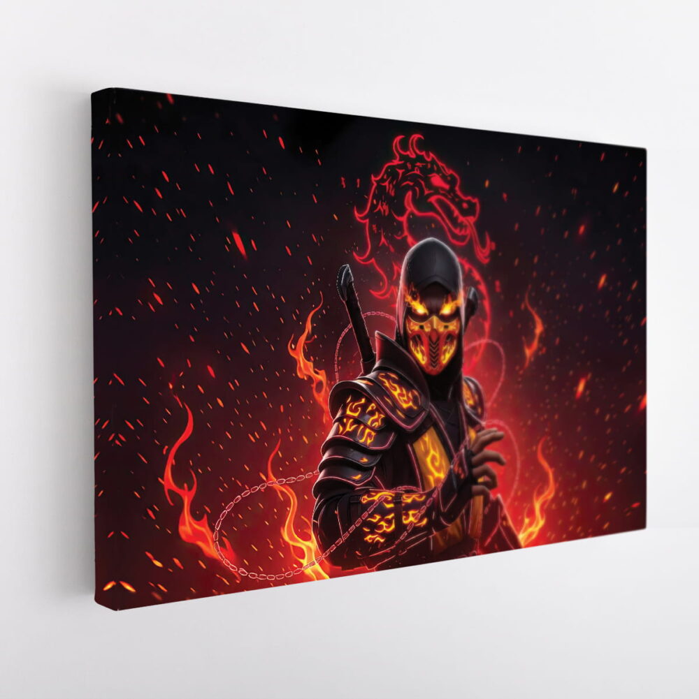 scorpio stretched canvas