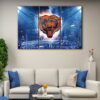 3 panels chicago bears stadium canvas art