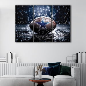 3 panels dallas cowboys canvas art
