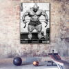 1 panel branch warren workout canvas art