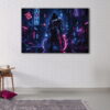1 panneau cyber warrior canvas art