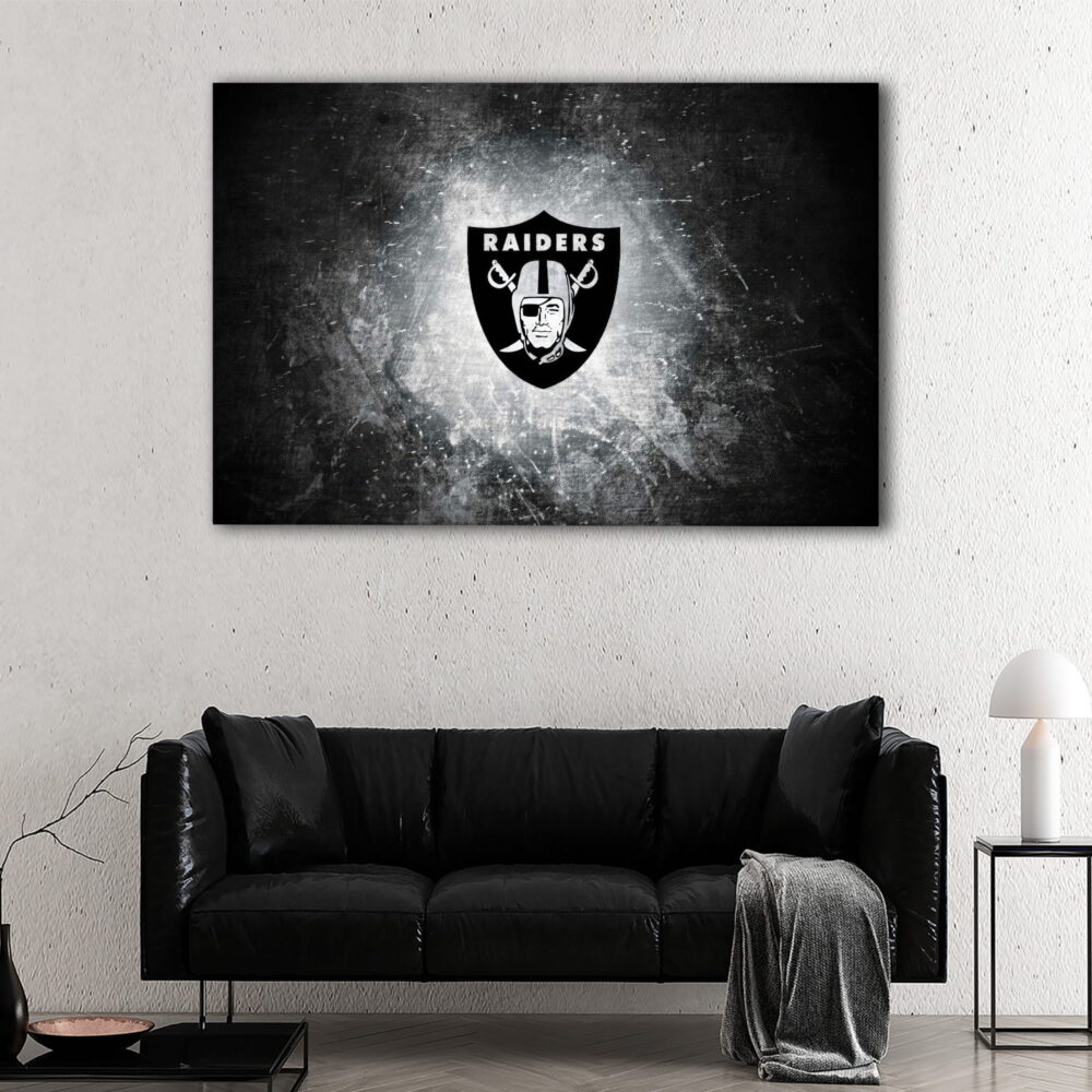 1 panel las vegas raiders canvas art