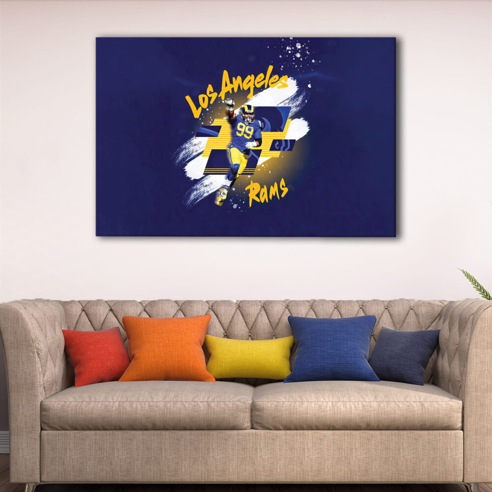 1 panel los angeles rams canvas art