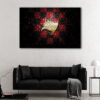 1 panneau tampa bay buccaneers canvas art