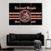 3 panels cincinnati bengals canvas art