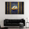 3 panels los angeles rams logo canvas art