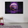 3 panels nba 2k24 baller canvas art