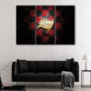 3 panneaux tampa bay buccaneers canvas art
