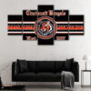 5 panels cincinnati bengals canvas art