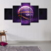 5 panels nba 2k24 baller canvas art