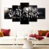 5 panels pittsburgh steelers canvas art
