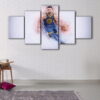 5 panels stephen curry canvas art